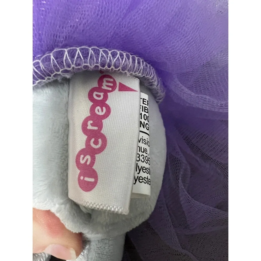 I Scream Plush Mouse Betty Ballerina Princess Stuffed Animal‎ Toy Purple Tutu
